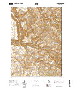 Lone Pine Ridge 2020 topographic map thumbnail
