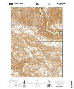 Long Tom Reservoir 2020 topographic map thumbnail