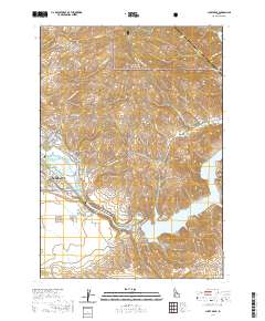 Lucky Peak 2020 topographic map thumbnail