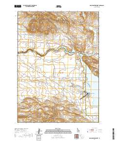 Magic Reservoir West 2020 topographic map thumbnail