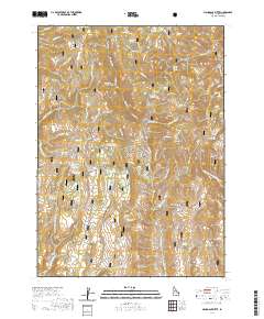 Mahogany Butte 2020 topographic map thumbnail