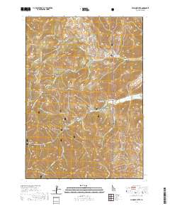 Mahoney Butte 2020 topographic map thumbnail