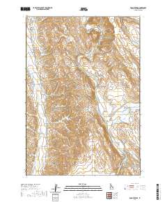 Mann Creek SE 2020 topographic map thumbnail