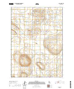 Melba 2020 topographic map thumbnail
