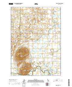 Menan Buttes 2020 topographic map thumbnail