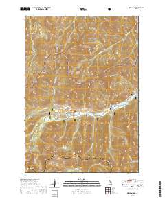 Meridian Peak 2020 topographic map thumbnail
