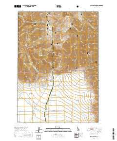 Methodist Creek 2020 topographic map thumbnail