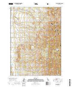Michaud Creek 2020 topographic map thumbnail