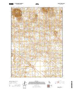 Middle Butte 2020 topographic map thumbnail