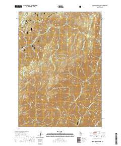 Miller Mountain East 2020 topographic map thumbnail
