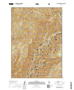 Miller Mountain West 2020 topographic map thumbnail
