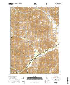 Miller Peak 2020 topographic map thumbnail