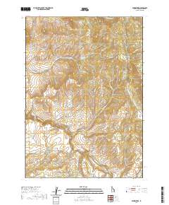 Miner Creek 2020 topographic map thumbnail