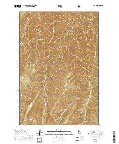 Mink Peak 2020 topographic map thumbnail