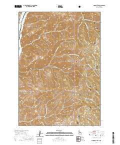 Monroe Butte 2020 topographic map thumbnail