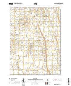 Mosquito Lake Butte 2020 topographic map thumbnail