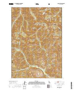 Mount Jordan 2020 topographic map thumbnail