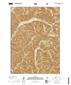 Nahneke Mountain 2020 topographic map preview