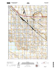 Nampa 2020 topographic map thumbnail