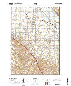 New Plymouth 2020 topographic map thumbnail