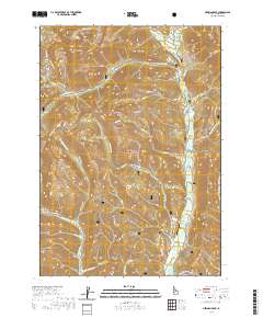 Newman Peak 2020 topographic map thumbnail
