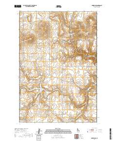 Nezperce SW 2020 topographic map thumbnail