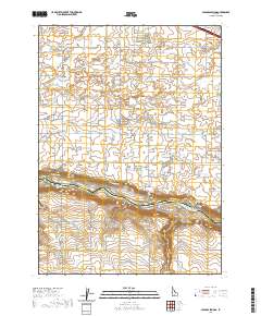 Niagara Springs 2020 topographic map thumbnail