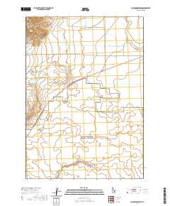 Nichols Reservoir 2020 topographic map thumbnail