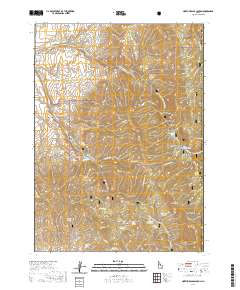 North Heglar Canyon 2020 topographic map thumbnail
