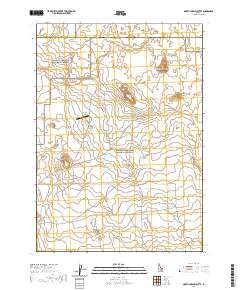 North Laidlaw Butte 2020 topographic map thumbnail