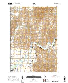 Northeast Emmett 2020 topographic map thumbnail