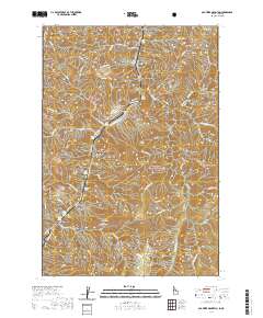 Old Timer Mountain 2020 topographic map thumbnail