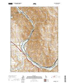 Olds Ferry 2020 topographic map thumbnail