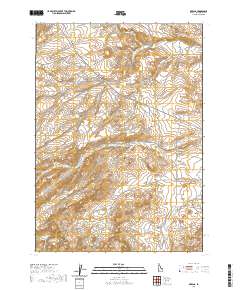 Oreana 2020 topographic map thumbnail