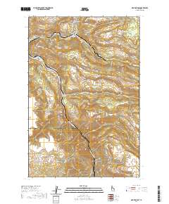 Orofino East 2020 topographic map thumbnail