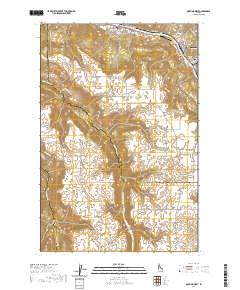 Orofino West 2020 topographic map thumbnail