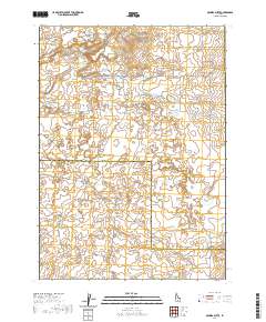 Owinza Butte 2020 topographic map thumbnail