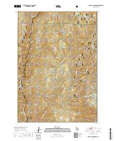 Packer John Mountain 2020 topographic map thumbnail