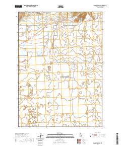 Paddelford Flat 2020 topographic map thumbnail