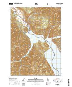 Palisades Dam 2020 topographic map thumbnail