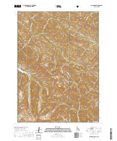 Palisades Peak 2020 topographic map thumbnail