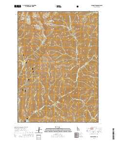 Paradise Peak 2020 topographic map thumbnail