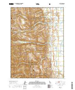 Paris 2020 topographic map thumbnail