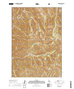 Parks Peak 2020 topographic map thumbnail