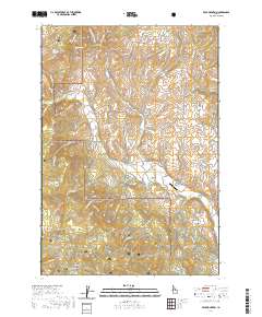 Peck Mountain 2020 topographic map thumbnail