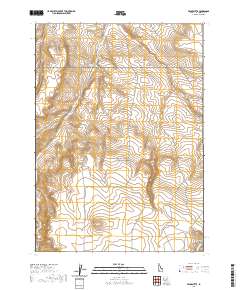 Pence Butte 2020 topographic map thumbnail