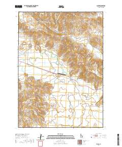 Picabo 2020 topographic map thumbnail