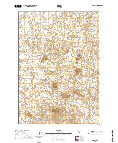 Pine Butte 2020 topographic map thumbnail