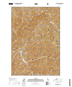 Pine Creek Rapids 2020 topographic map thumbnail