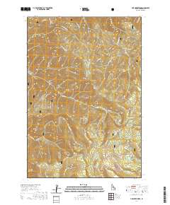 Pine Creek Ridge 2020 topographic map thumbnail